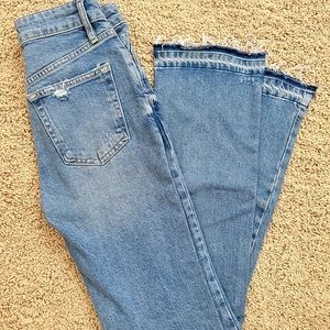 Free People We The Free High Waisted Flare Jeans Size 24
